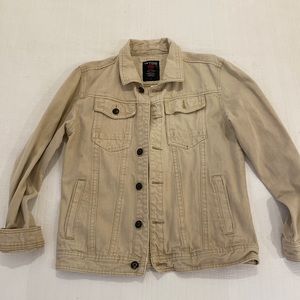 Beige jean jacket